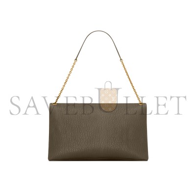 YSL CASSANDRE LARGE POUCH ON CHAIN IN LAMBSKIN 841702AACYT3212 (35*22*3cm)